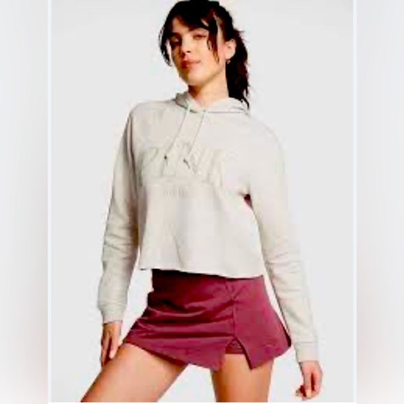 Victoria Secret PINK crop hoodie - Picture 1 of 9